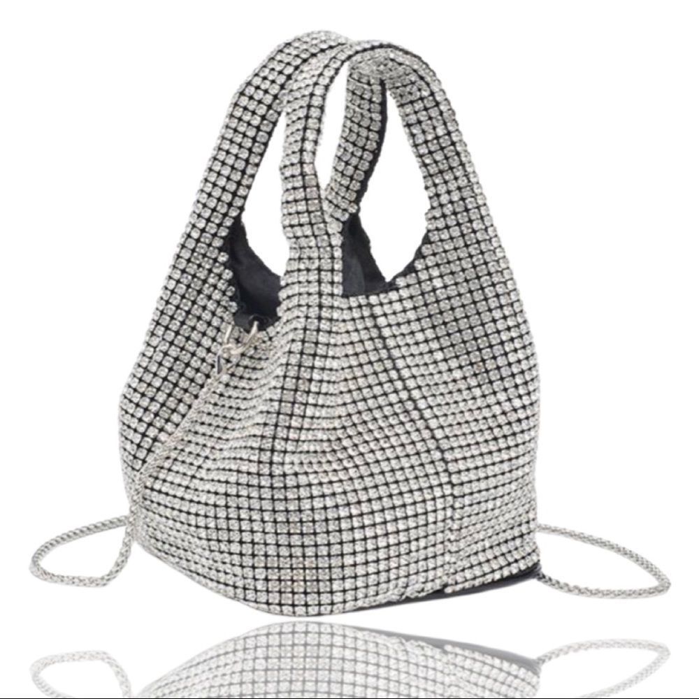 Diamond Handbag with crossbody chain